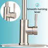 Dura Faucet Streamline Gooseneck RV Kitchen Faucet - Brushed Satin