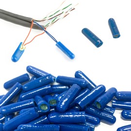 B Type Gel Filled Wire Connectors, Alarm Telephone Silicone Wire Crimp Bean Splice for Low Voltage Application (1000 PCS)