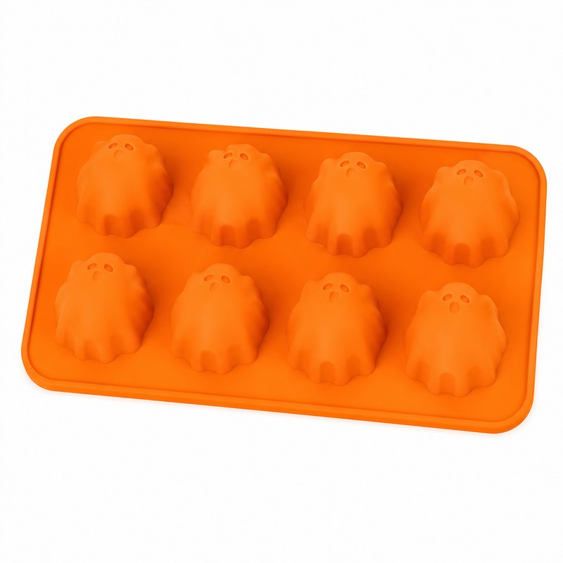Ghost Silicone Mold for Halloween Treats – Non-Stick Baking Mold