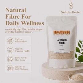 Psyllium Husk 400g – High Fibre Natural Supplement | Supports Digestion & Gut Health | Vegan, Gluten Free | Fibre for Constipation Relief & Keto Diet | 100% Pure Husk Powder Alternative