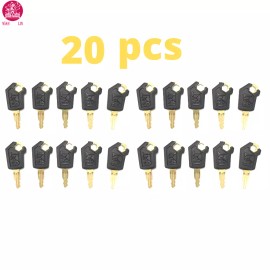 wahlin 20 Ignition Keys Set CAT 5P8500 Caterpillar Excavator Heavy Equipment Key