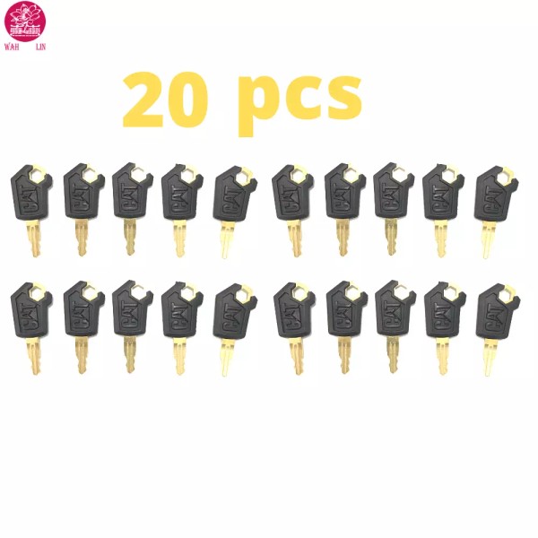 wahlin 20 Ignition Keys Set CAT 5P8500 Caterpillar Excavator Heavy