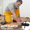 KXVXXV Pack of 105 WPC Plank Clips 6 mm, WPC