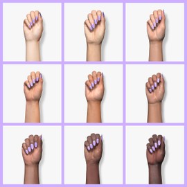 AIMEILI Semi-permanent UV LED Gel Nail Polish Nail Polish Colors for Manicure - Neon Lavender (060) 10ml