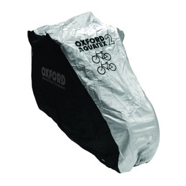 Oxford Aquatex Outdoor Double Bike Cover - 200 x 75 x 110cm - Black/Silver
