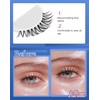 ENFOO Lashes Natural Everyday Wispy Lashes Natural Look Clear Band