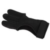 Bow Arrow Finger Guard Competition Archery 3 Fingers Glove Adjustable