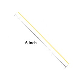 Tangyinrd 200 Pcs 6 inch Garden Twist Tie, Round Plastic Twist Ties for Plants, Vines and Wrapping Cords or Christmas Tree Gardening Plants Growth and Care, Office Home Cable Organization (Yellow)