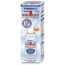 Special pack of 6 NASAMIST ISOTONIC SALINE SPRAY 75ML