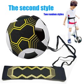 AONAT Football Kick Trainer, Football skills equipment for kids, Football skills trainer,Adjustable Soccer Training Waist Belt,Football Training Equipment Fits for Size 3 4 5 Footballs（Random style）