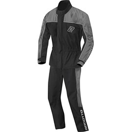 Bogotto Rain Kit 2-Piece Motorcycle Rain Suit Black/Grey XL