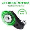 2 Pcs 24V Electric Powered Wheels Upgrade Motor Gearbox 24v