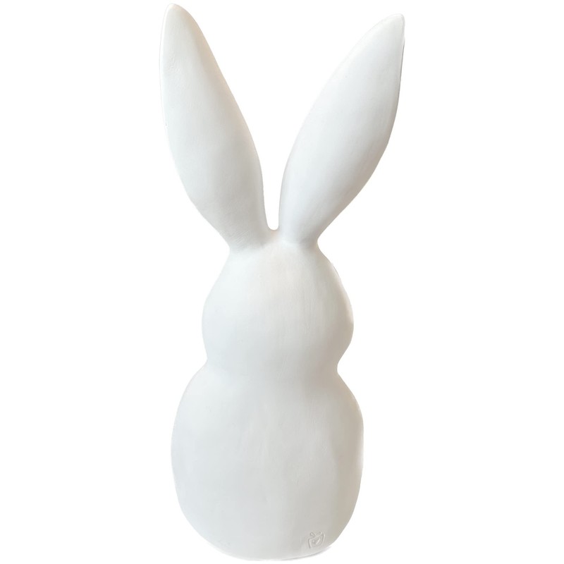 presentis Easter Bunny Decoration Ben 25 cm White Matt Shabby
