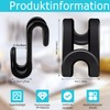 Kinmsito Pack of 100 Clothes Hangers, Space-Saving, Clothes Hanger Connectors