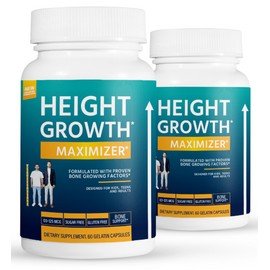 Height Growth Maximizer 2 Pack Maximizador de crecimiento en altura-60 Cápsulas x2