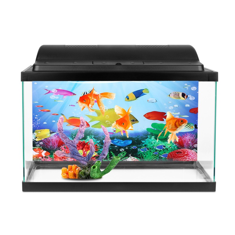 Background Poster Decorative Painting PVC Sticker Landscape Image for Aquarium