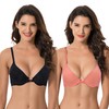 Curve Muse Women's Plus Size Full Coverage Underwire Front Close