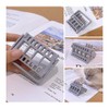 KOOBOOK 2Pcs 16 Holes Acrylic Nail Art Drill Bit Holder