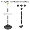 6W Solar Fountain Pump for Bird Bath with 9 Nozzles