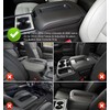 NICTSEPO Center Console Cover Compatible with 2019-2025 Chevy Silverado/GMC Sierra