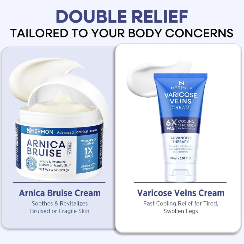 Hermon Arnica Bruise Cream Extra Strength: Fast-Acting for Bruising &