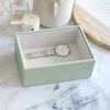 Stackers Sage Green Mini Jewellery Box Chunky Jewellery Layer