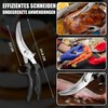 PURPLE BIRD GK02 Professional Poultry Scissors, Kitchen Scissors, 4 mm
