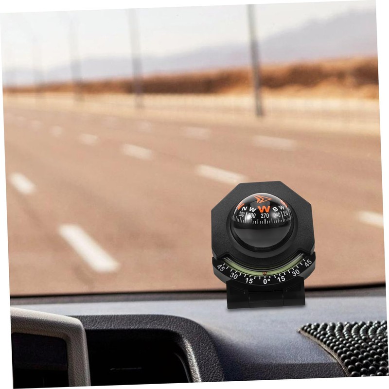 GRIRIW Car Dashboard Compass High Precision Automotive Compass with Slope