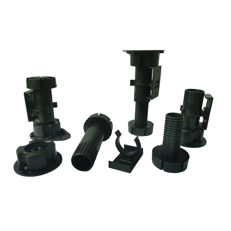 BOSIDETOOL Black Furniture or Cabinet Leveler Legs - Support 330