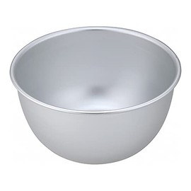 Endoshoji Anodized Bowl, 8.3 inches (21 cm), Nostalgic Aluminum Bowl, Silver ABCD203