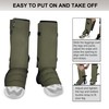 MDSTOP Snake Gaiters Leg Guards, Waterproof Snake Guards, Adjustable Snake