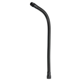 PATIKIL 16" Microphone Gooseneck, 5/8"-27 Thread Metal Universal Hose Flexible Arm Gooseneck Tube Extension for Multifunction DIY, Black