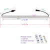LEDENET® 12" 6500K-7000K White Super Bright 18LEDs 5050 Aquarium LED