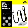 BearTOOLS ANSI-Approved Tool Lanyard with Spring Screw Lock Carabiner -