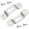 30 PCS Picture Hanging Plate,Keyhole Hangers with Screws,Pegs for Photo