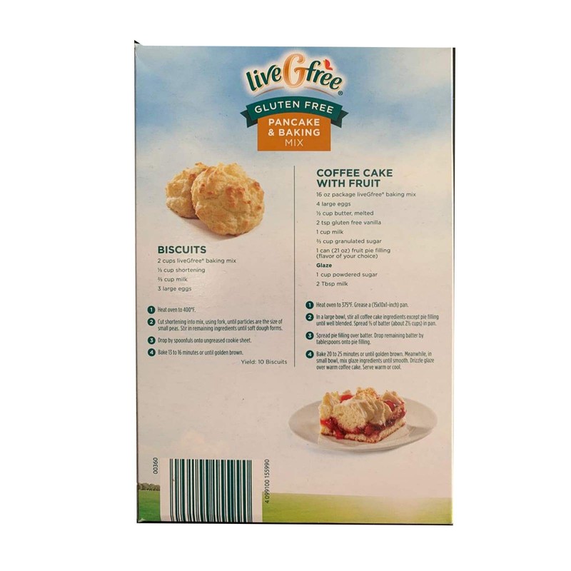 Gluten Free Baking Mix By Live G Free 2-pack