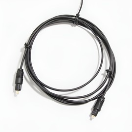 WLSuDHoncc 1Pc Black 1.8M Digital Optical Audio Cable Optical Fiber Square to Square Mouth Audio Connector Wire Processing, Fiber Optic Cables, Accessories