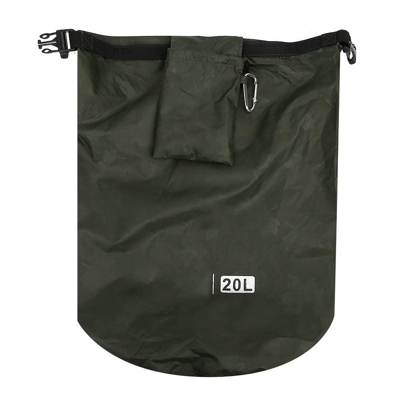 MUNEFE Outdoor Foldable Waterproof Barrel Dry Bag, Outdoor Floating Dry