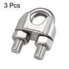 sourcing map Wire Rope Clip Clamp M12 316 Stainless Steel