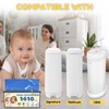 Diaper Pail Refills Bags Compatible with Genie Easy Roll Signature