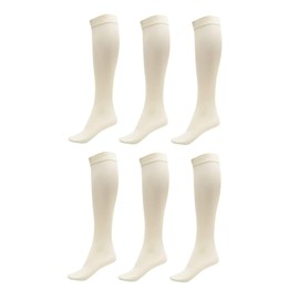 DARESAY 6 Pack: Boot Socks for Women – Plus Size Knee High Socks - Long Socks - Womens Dress Socks