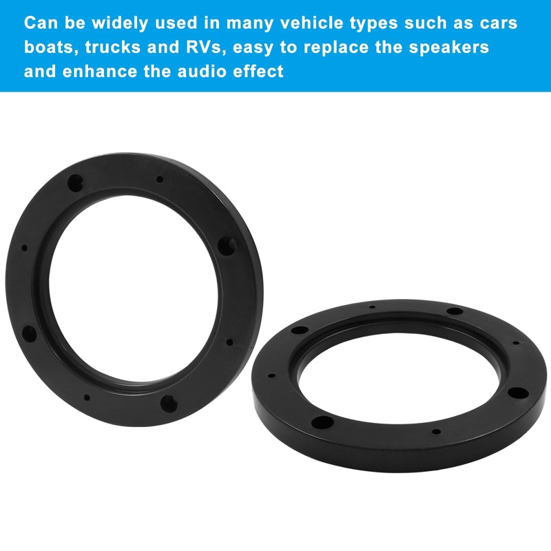 BokWin 2 Pcs Universal Fit Car Speaker Spacer 4 Inch