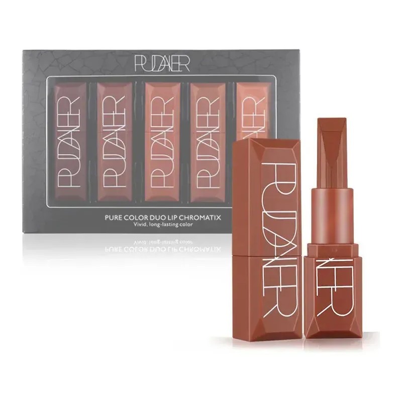 D Lápiz Labial Mate Pudaier Velvet, Tonos Calabaza O