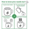 FullChea - Dried Pine Needle Tea - 7oz/200g - Premium
