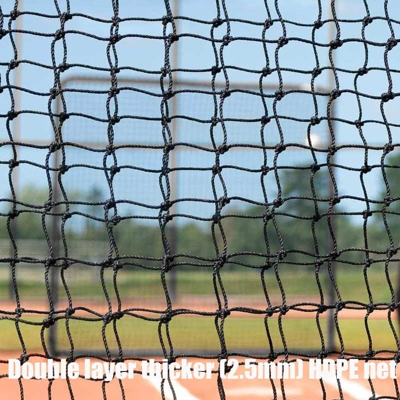 LalaKoo 7x7ft L Screen Baseball Screen Pitching Screen Net Replacement
