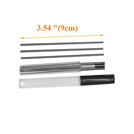 Lopenle 400 pcs 2B Pencil Refills For Mechanical Pencils With 2 Tube and 2 Sharpeners For School Office Professional Drawing Writing Sketching Use