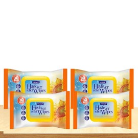 Allergy Relief Wet Wipes - Hayfever Allergy Relief Wipes (Pack of 4)- Natural Remedy Hayfever Relief Wipes - Gentle Wipes for Eyes, Face and Hands - Hay Fever Symptoms