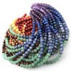 ICAI Beads 10mm Natural Colorful Stone Round Loose Stone Beads