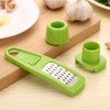 HG HGROPE Vegetable Cutter-Stainless Steel Multifunction Pressing Garlic, Green