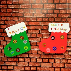 BAZIC Alphabet Sticker Book 175+ Stickers, A to Z, DIY Sentences Birthday Christmas New Year Greeting Cards, Gift for Kids Teacher Classroom, 1-Pack